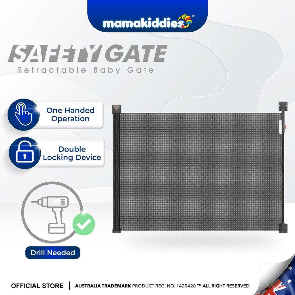 RETRACTABLE BABY SAFETY GATE