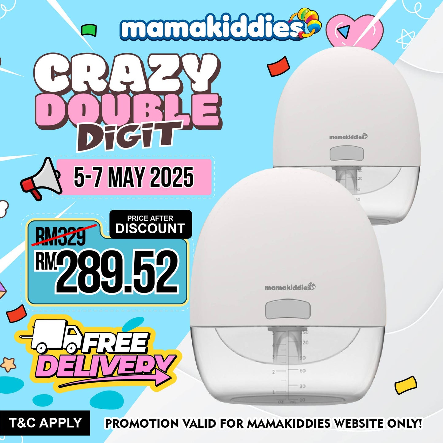 Double Charm Breast Pump