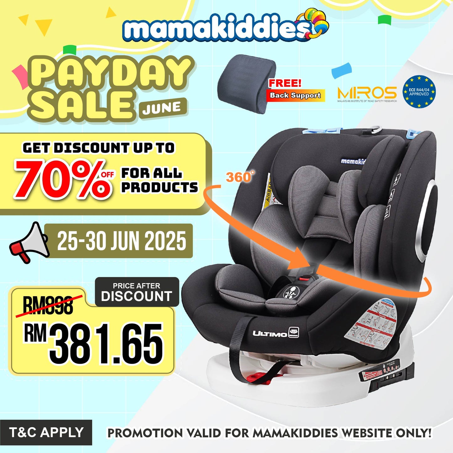 ULTIMO ISOFIX 360ยฐ