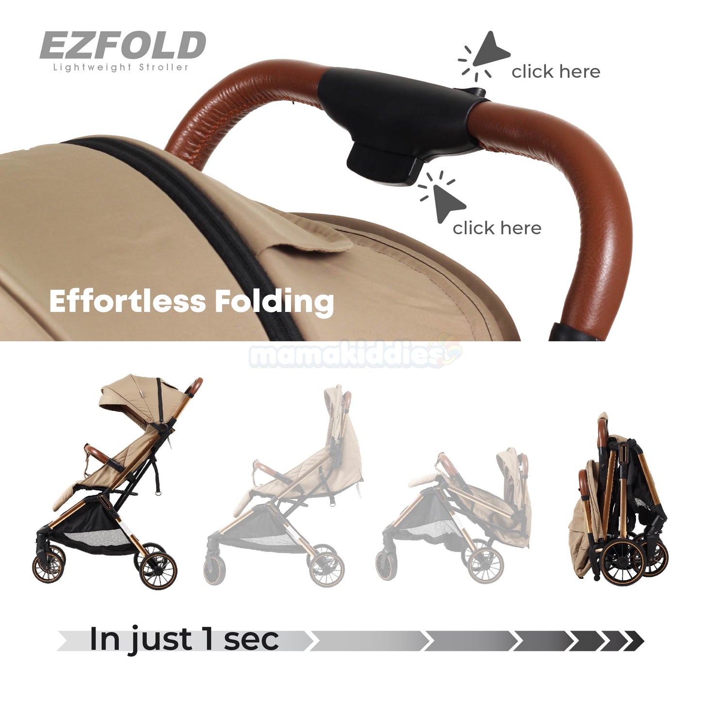 EZ Fold Auto Fold Stroller