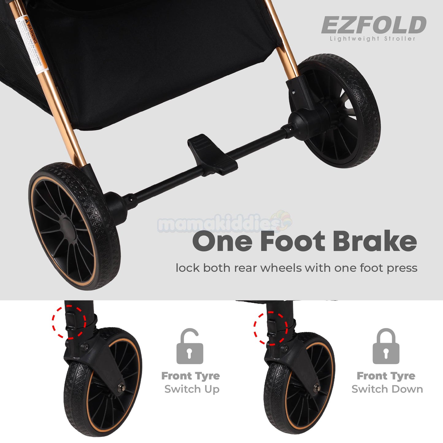 EZ Fold Auto Fold Stroller