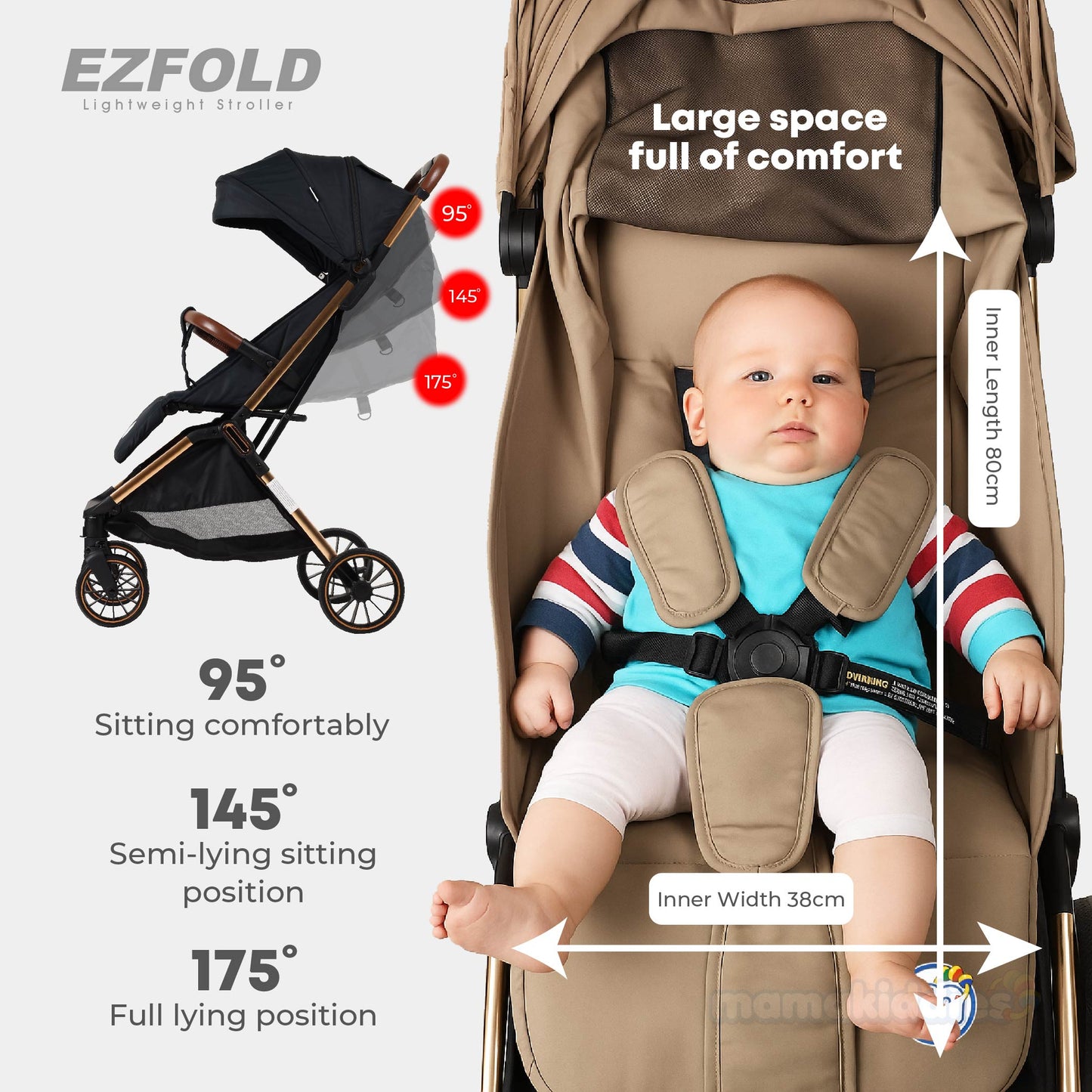 EZ Fold Auto Fold Stroller