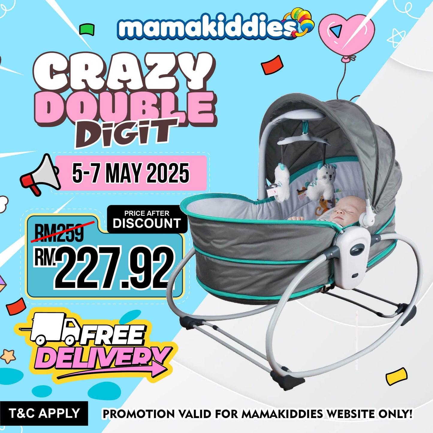 MASTELA BABY ROCKER 5 IN 1