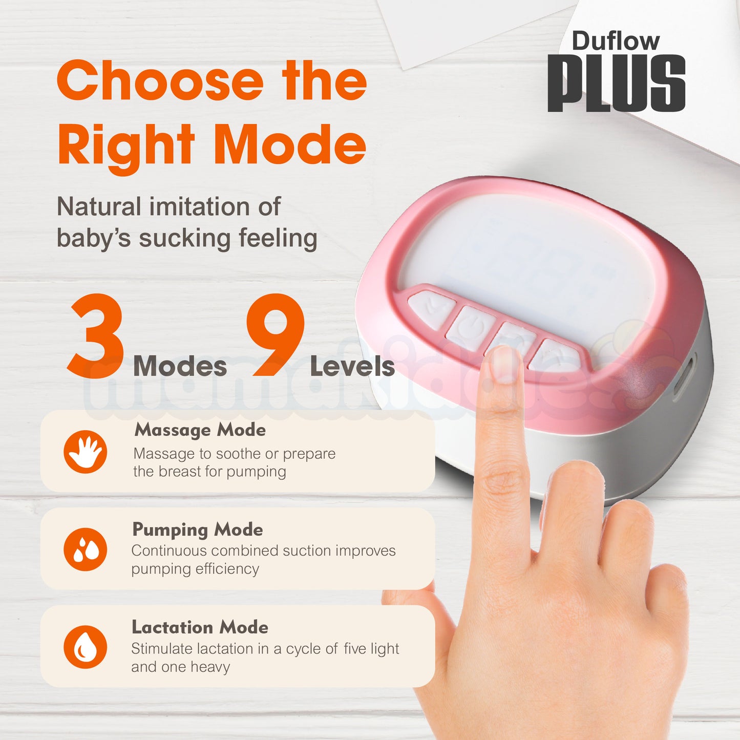 DUFLOWPLUS Wearable Electric Breast Pump