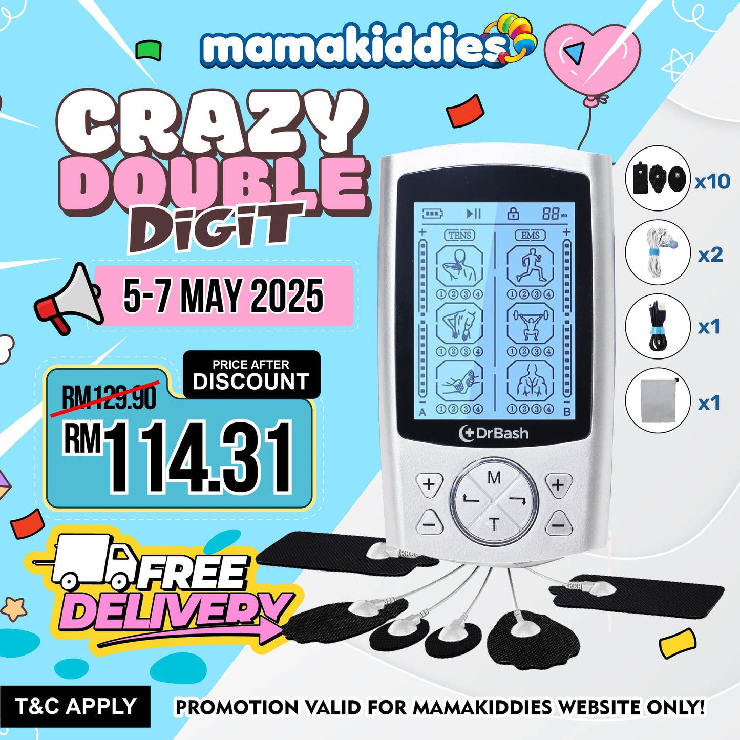 TENS/EMS MASSAGER