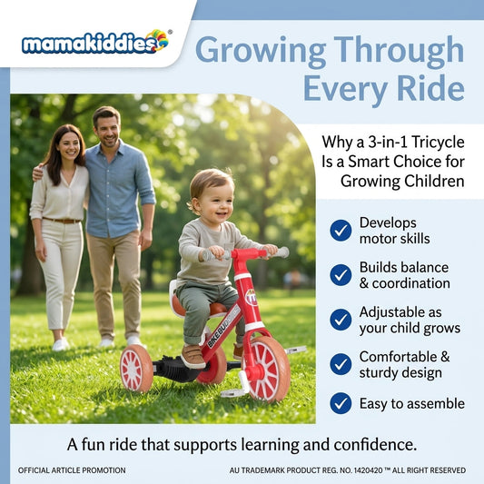 Why a 3-in-1 Tricycle Is a Smart Choice for Growing Children