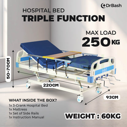 DRBASH HOSPITAL BED 3 FUNCTION