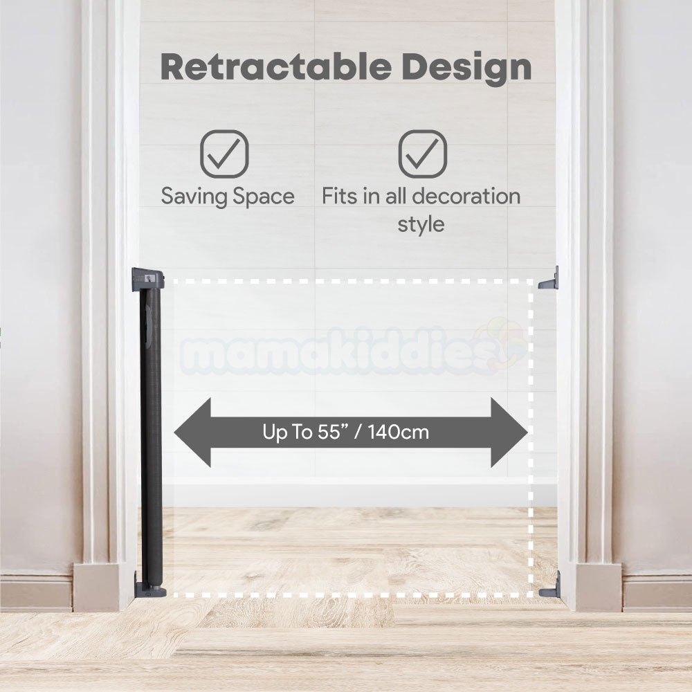 RETRACTABLE BABY SAFETY GATE