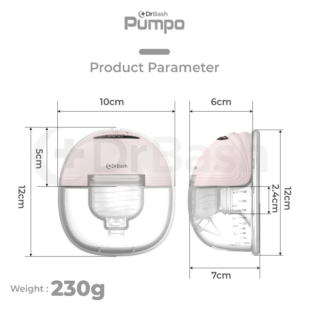 DrBash Pumpo Electric Breast Pump