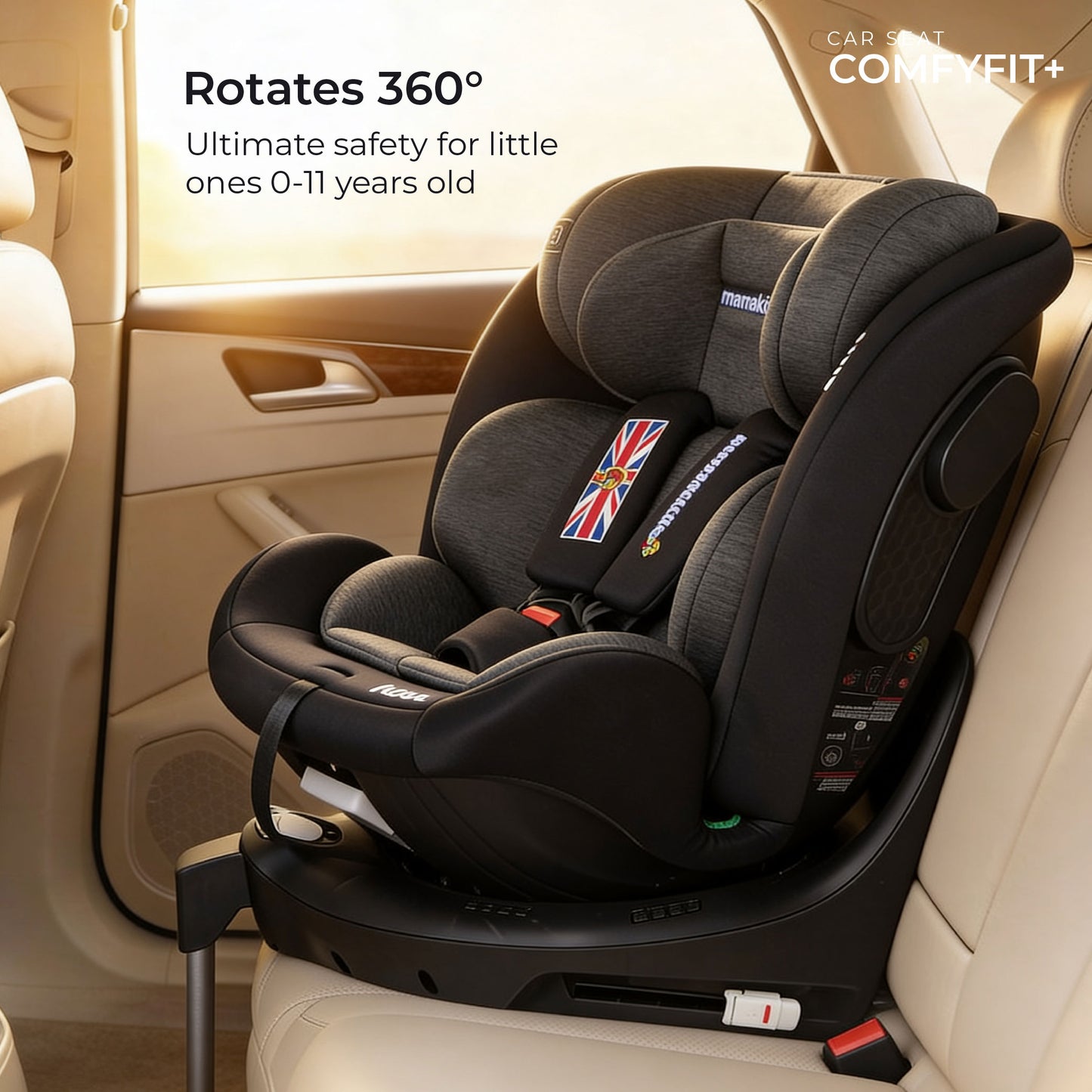 COMFYFIT+ 360 Rotation Car Seat