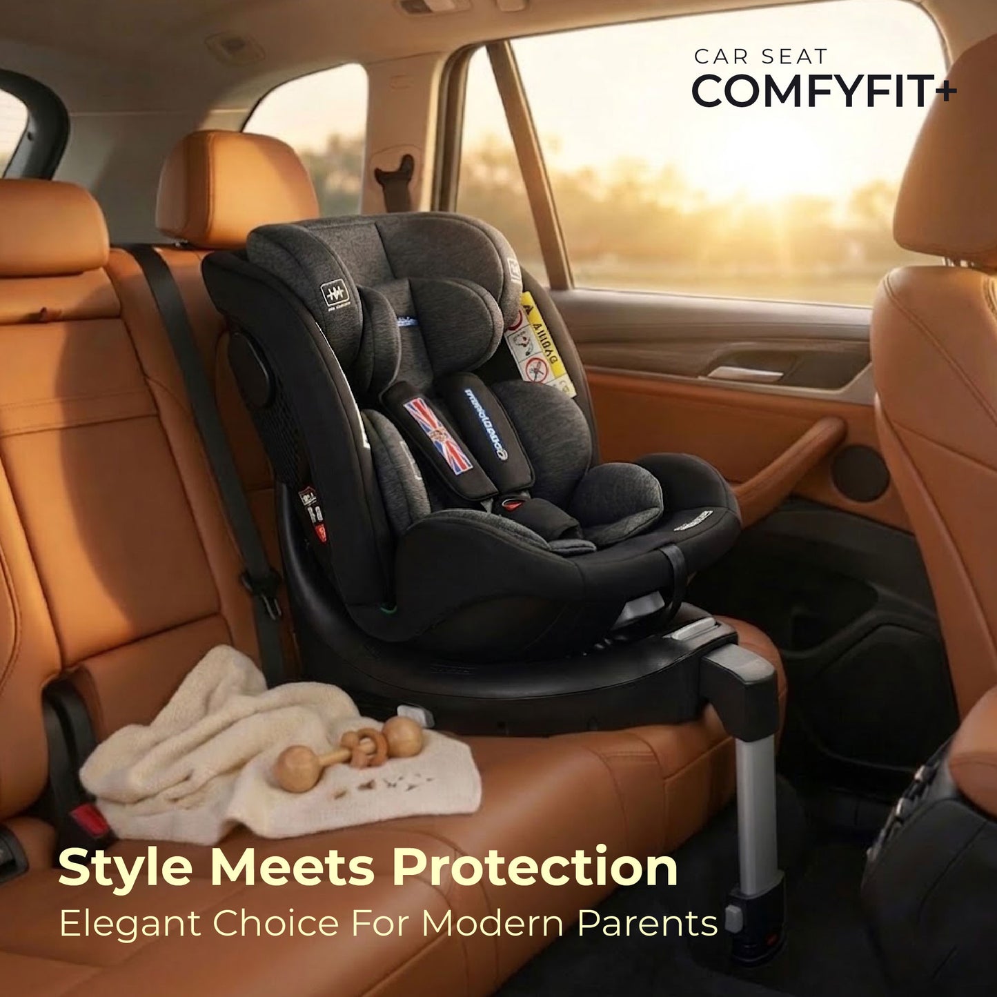 COMFYFIT+ 360 Rotation Car Seat