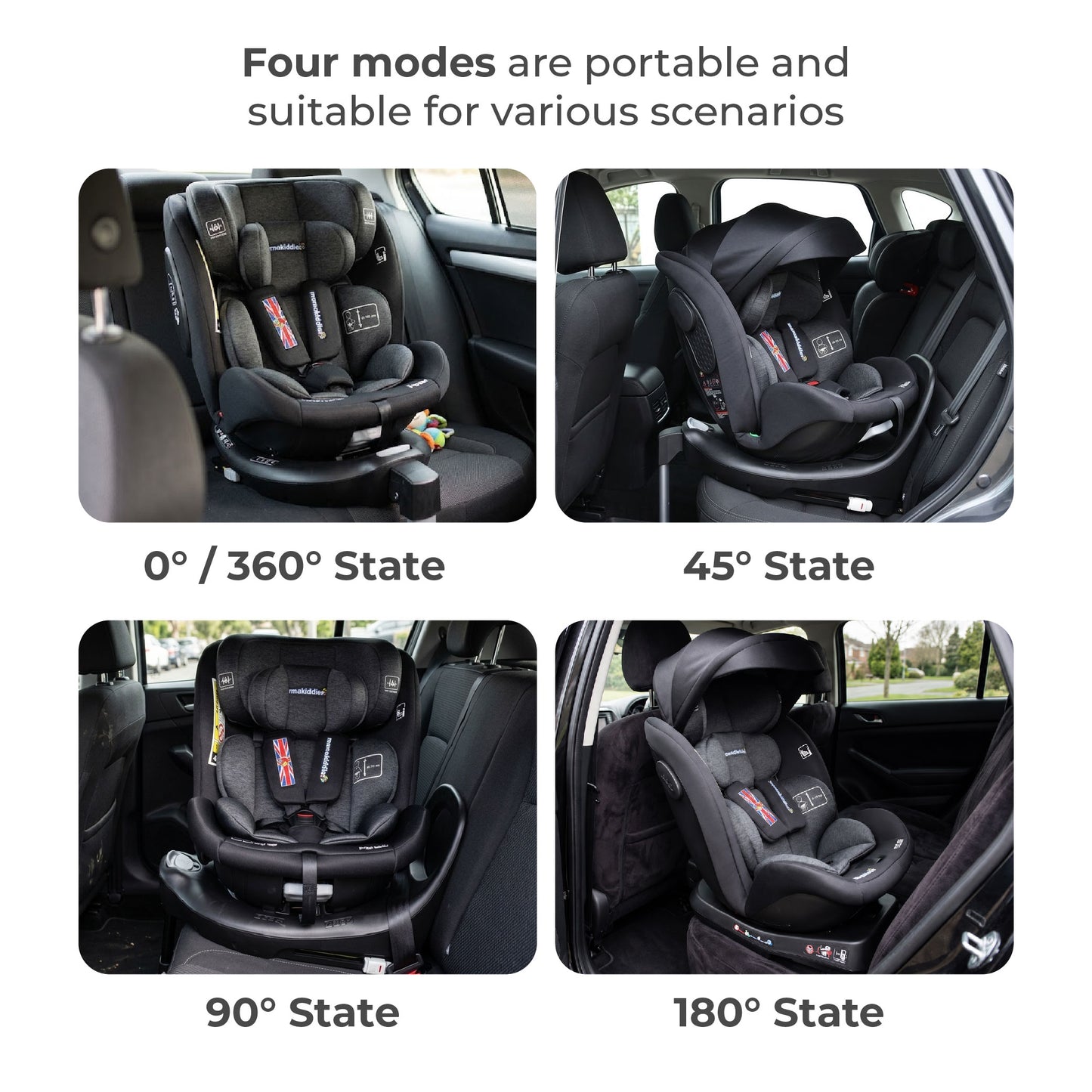 COMFYFIT+ 360 Rotation Car Seat