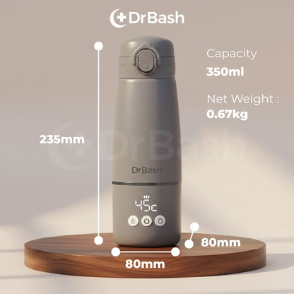 DrBash Wireless Thermostatic Bottle Warmer Flask Design