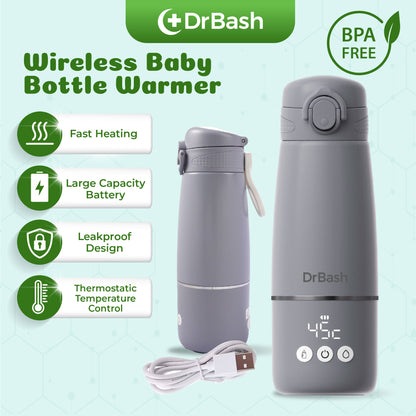DrBash Wireless Thermostatic Bottle Warmer Flask Design