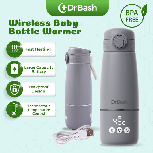 DrBash Wireless Thermostatic Bottle Warmer Flask Design
