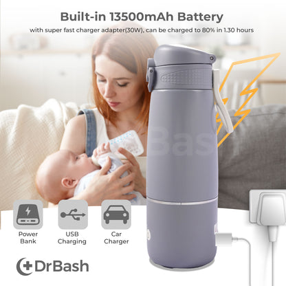 DrBash Wireless Thermostatic Bottle Warmer Flask Design
