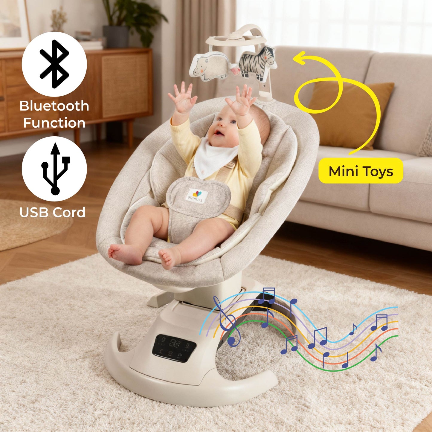 Mastela Electric Baby Swing Lullaby Orbit