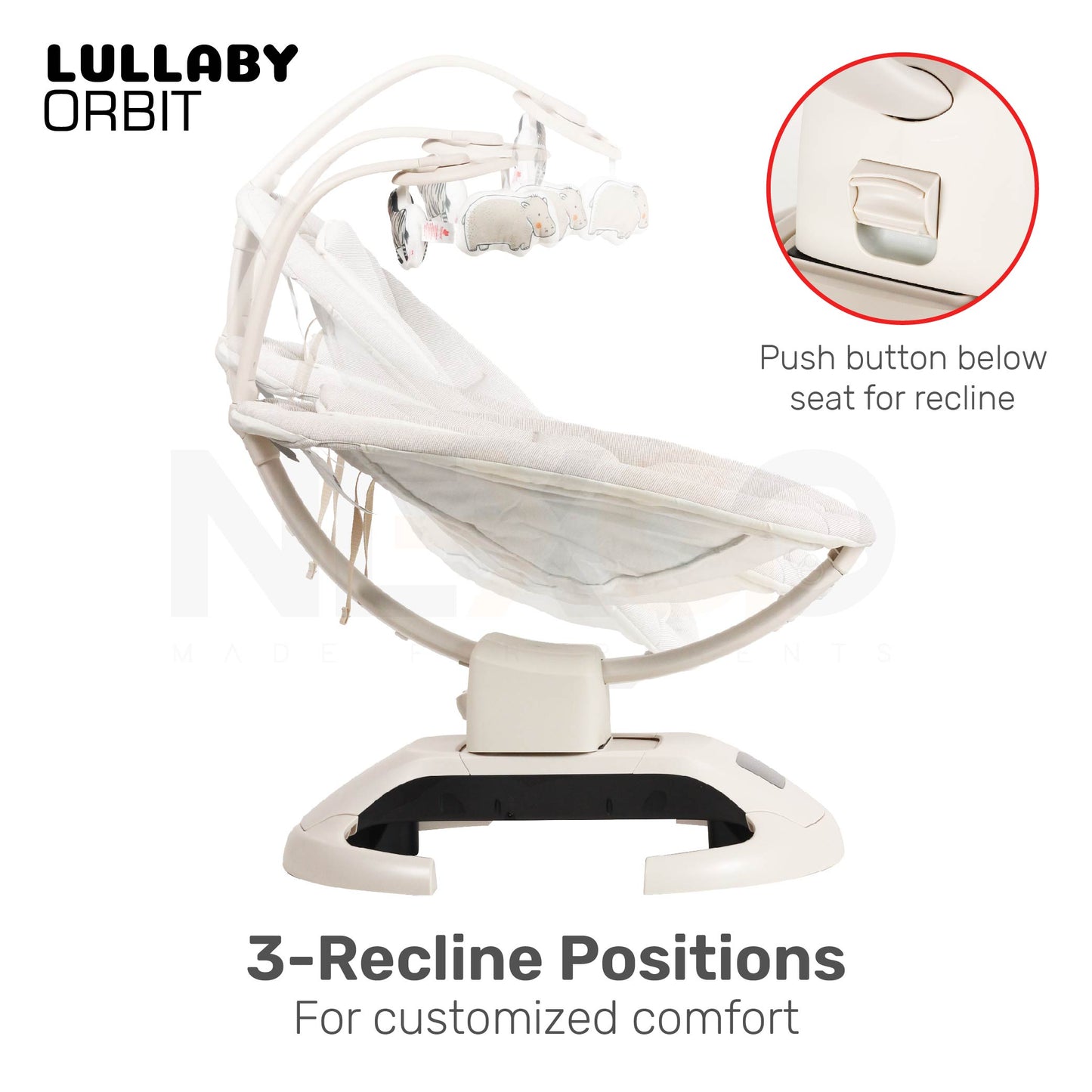 Mastela Electric Baby Swing Lullaby Orbit