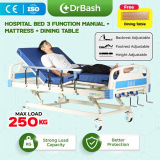 DRBASH HOSPITAL BED 3 FUNCTION