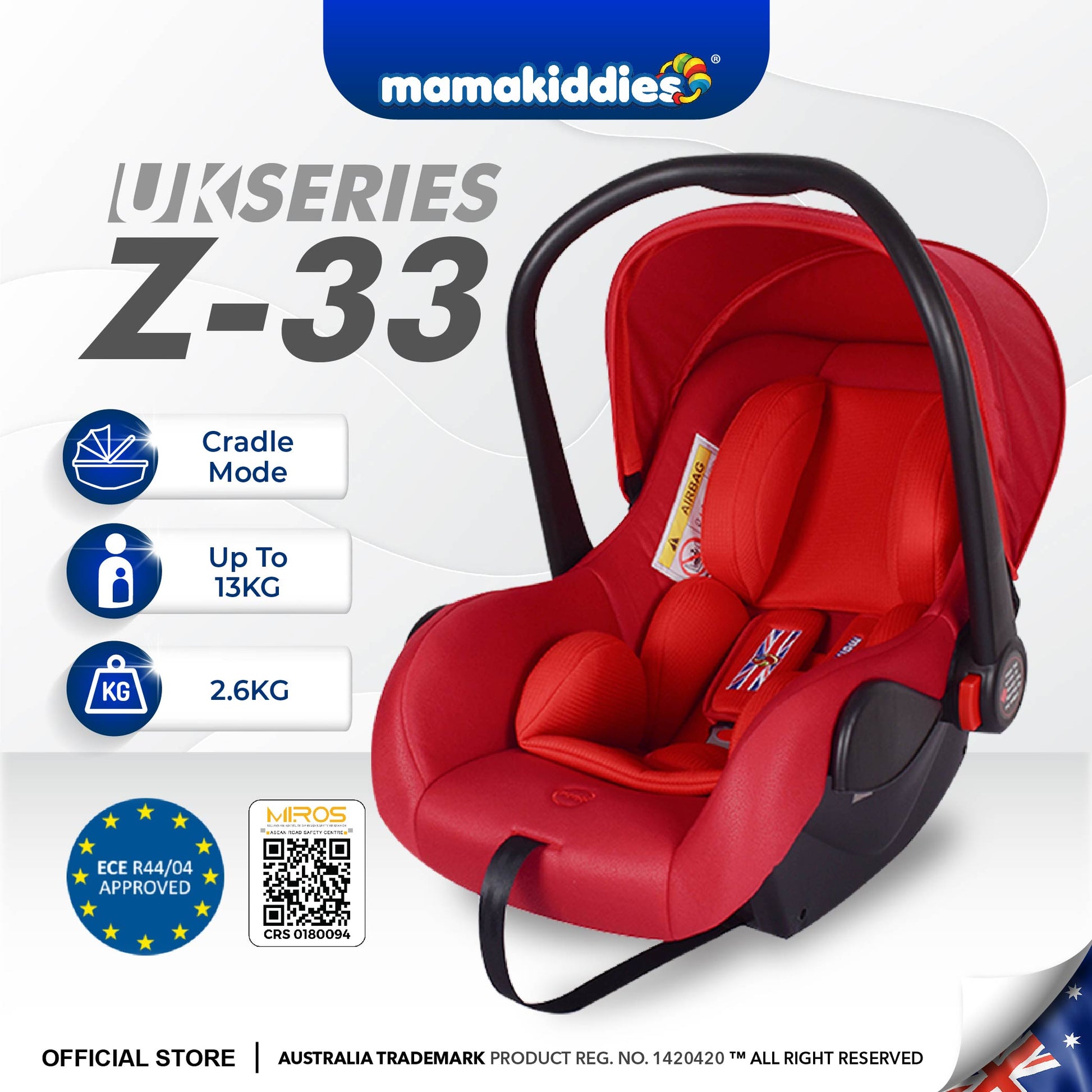 Mamakiddies Carseat UKS Z-33 - Main Image