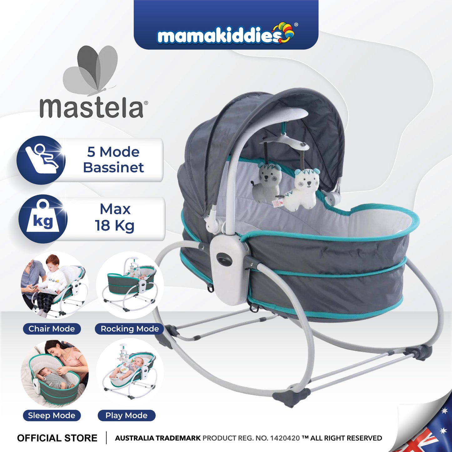 MASTELA BABY ROCKER 5 IN 1
