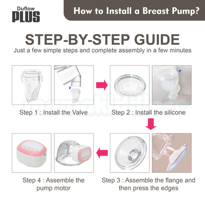 DUFLOWPLUS Wearable Electric Breast Pump